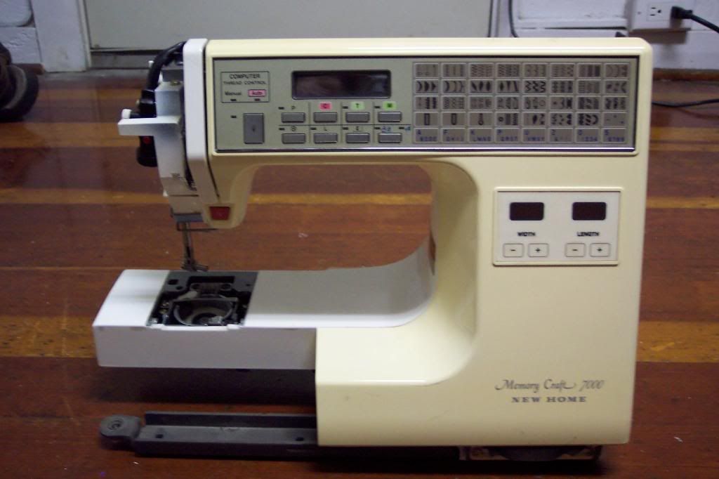 The Breaking Yard New Home Memory Craft 7000 sewing machine